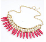 Fashion Women Crystal Pendant Chain Necklace BOHO