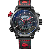 Men Fashion Wristwatches Luxury Famous Brand Men's Leather  Sports Watches With High Quality Waterproof