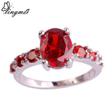 Fashion Jewelry Sapphire Quartz Multi-Color Silver Ring