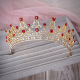 Luxury Bridal Crystal Tiara Crowns Princess Queen Pageant Prom Rhinestone Wedding Hair Accessory