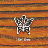 Mixed Tibetan Silver Plated Butterfly Dragonfly Charm Pendant for Bracelet