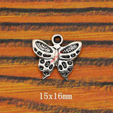 Mixed Tibetan Silver Plated Butterfly Dragonfly Charm Pendant for Bracelet