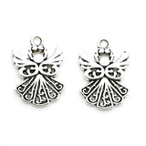 Mixed Tibetan Silver Plated Butterfly Dragonfly Charm Pendant for Bracelet