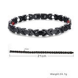 Healthy Magnetic Bracelets & Bangles Stainless Steel Jewelry