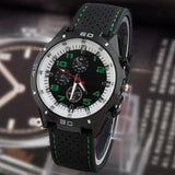 Casual Quartz watch men military Watches sport Wristwatch Silicone Clock Fashion Hours