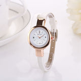 Luxury Brand Women Fashion Gold Watch Quartz Clock Girl Slim Band Dress Watches