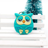 Cartoon Anime Silicone Cute Hello Kitty Minion Owl Key Cover Cap Key chain