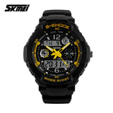 Luxury Brand S Shock Men Military Sports Watches Digital LED Quartz Wristwatches rubber strap