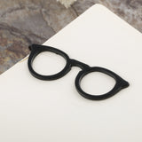 Formal Business Glasses Shape Tie Clip for Men's Suits