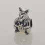 Silver Charm Hearts Panda Pixie European Charms Silver Beads For Snake Chain Bracelet