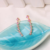 Ear Cuff Wrap Crystal High Quality Summer Style Ear Cuff Piercing Clip Earrings For Women