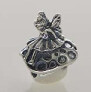 Silver Charm Hearts Panda Pixie European Charms Silver Beads For Snake Chain Bracelet