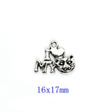 10pcs Mixed Tibetan Silver Plated Cat Soccer Tree of Life Charms Pendants