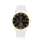 Geneva leather waterproof watch a variety of colors quartz-watch