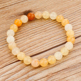 Tiger Eye Love Buddha Natural Stone Bracelet For Women & Men